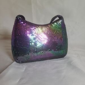 NWOT sequined evening mini purse
